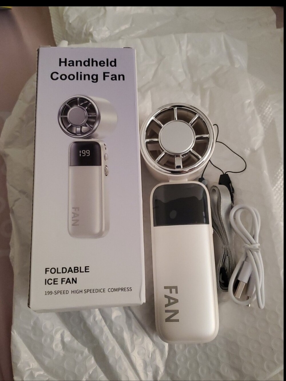 Handheld Cooling Fan Foldable